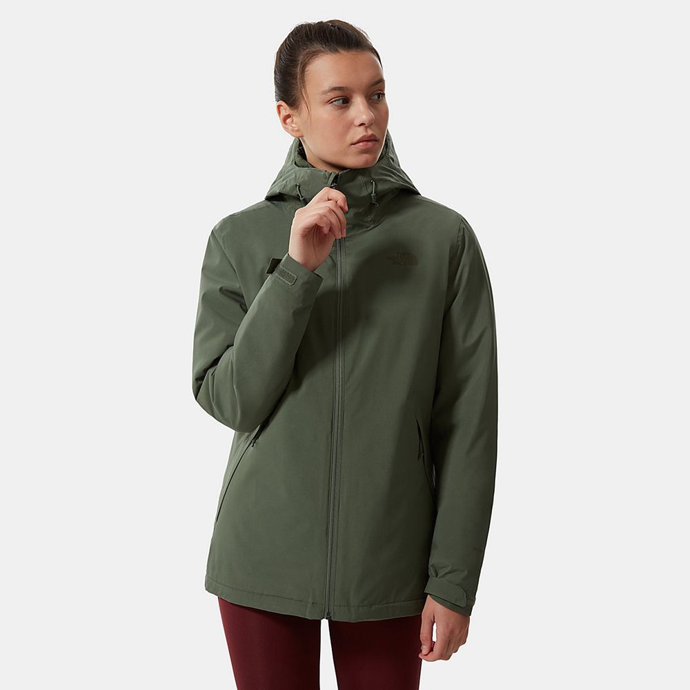 The North Face 3-In-1 Jackets Womens Australia - The North Face Carto Triclimate Green Hiking (EZR-8